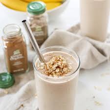 Banana Oatmeal with Peanut Butter Smoothie